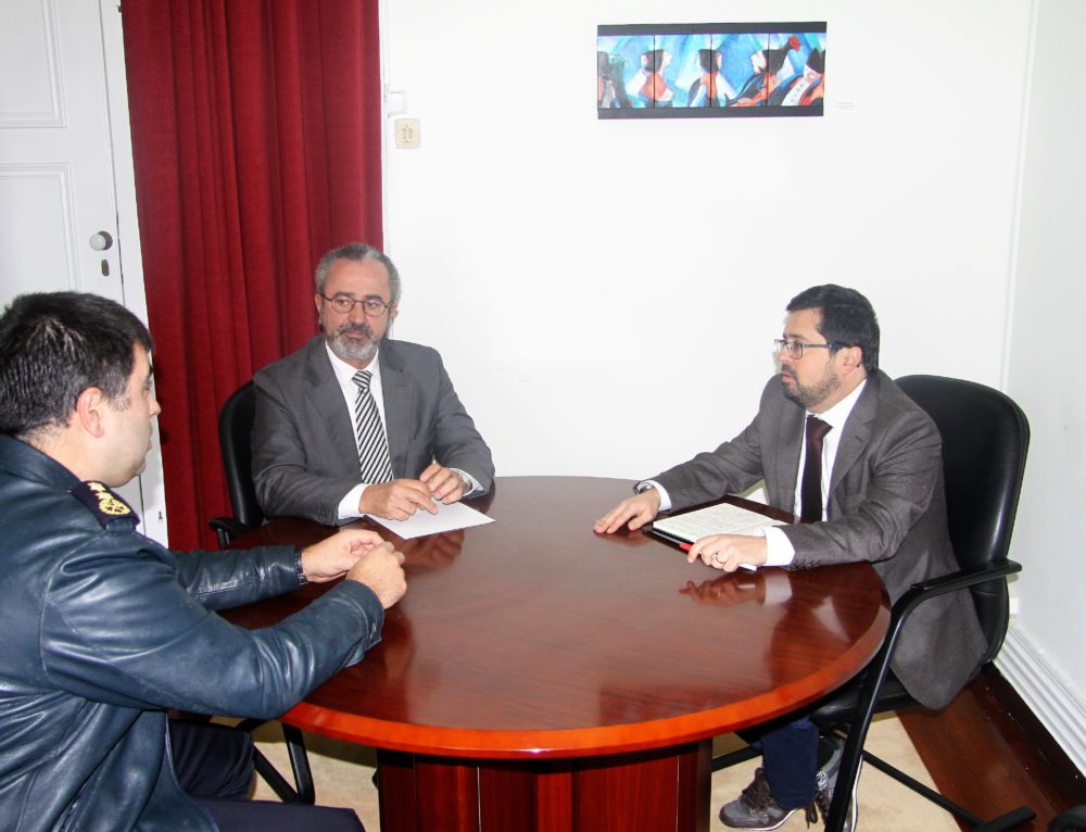 Vice-Presidente do Serviço Regional de Proteção Civil e Bombeiros dos Açores apresenta cumprimentos ao Município de Vila Franca do Campo
